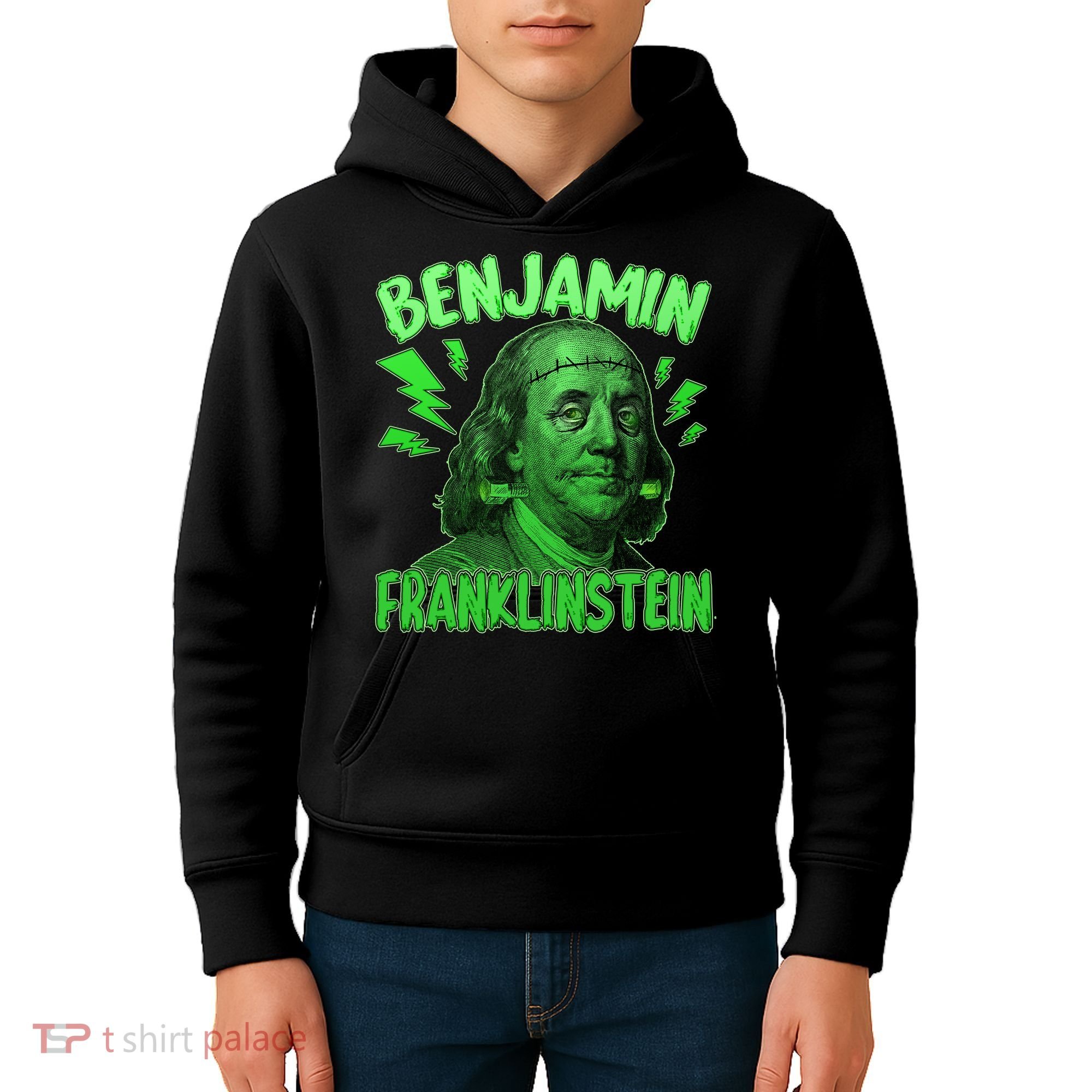 Funny Benjamin Franklinstein Kids Hoodie