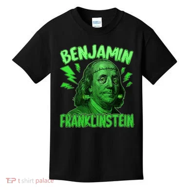 Funny Benjamin Franklinstein Kids T-Shirt