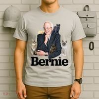 Funny Bernie Sanders Cats T-Shirt thumb 6