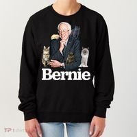 Funny Bernie Sanders Cats Women's Sweatshirt thumb 0