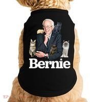 Funny Bernie Sanders Cats Doggie Tank thumb 0