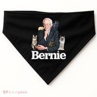 Funny Bernie Sanders Cats USA-Made Doggie Bandana thumb 0