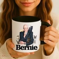 Funny Bernie Sanders Cats Coffee Mug thumb 3