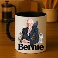 Funny Bernie Sanders Cats Coffee Mug thumb 4