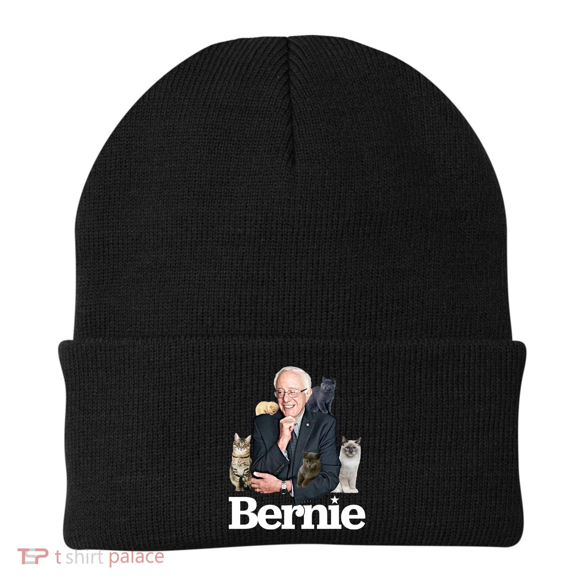 Funny Bernie Sanders Cats Beanie