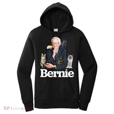 Funny Bernie Sanders Cats Women's Hoodie