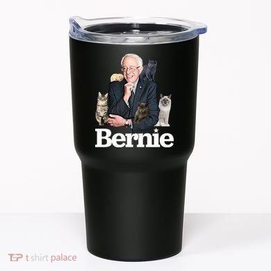 Funny Bernie Sanders Cats Tumbler