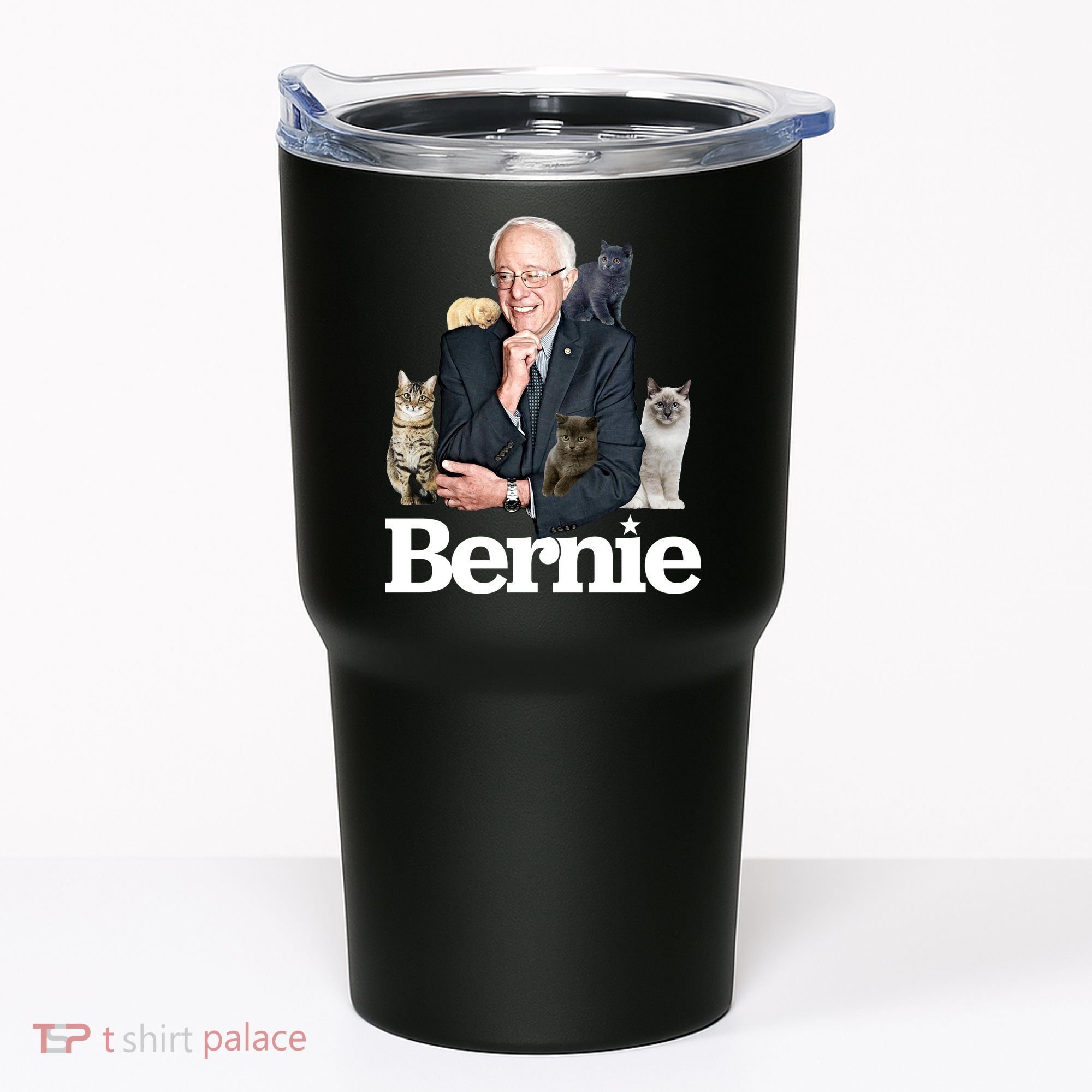 Funny Bernie Sanders Cats Tumbler