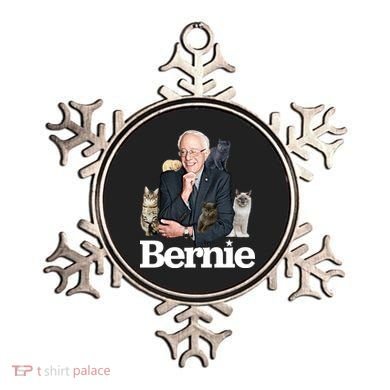 Funny Bernie Sanders Cats Ornament