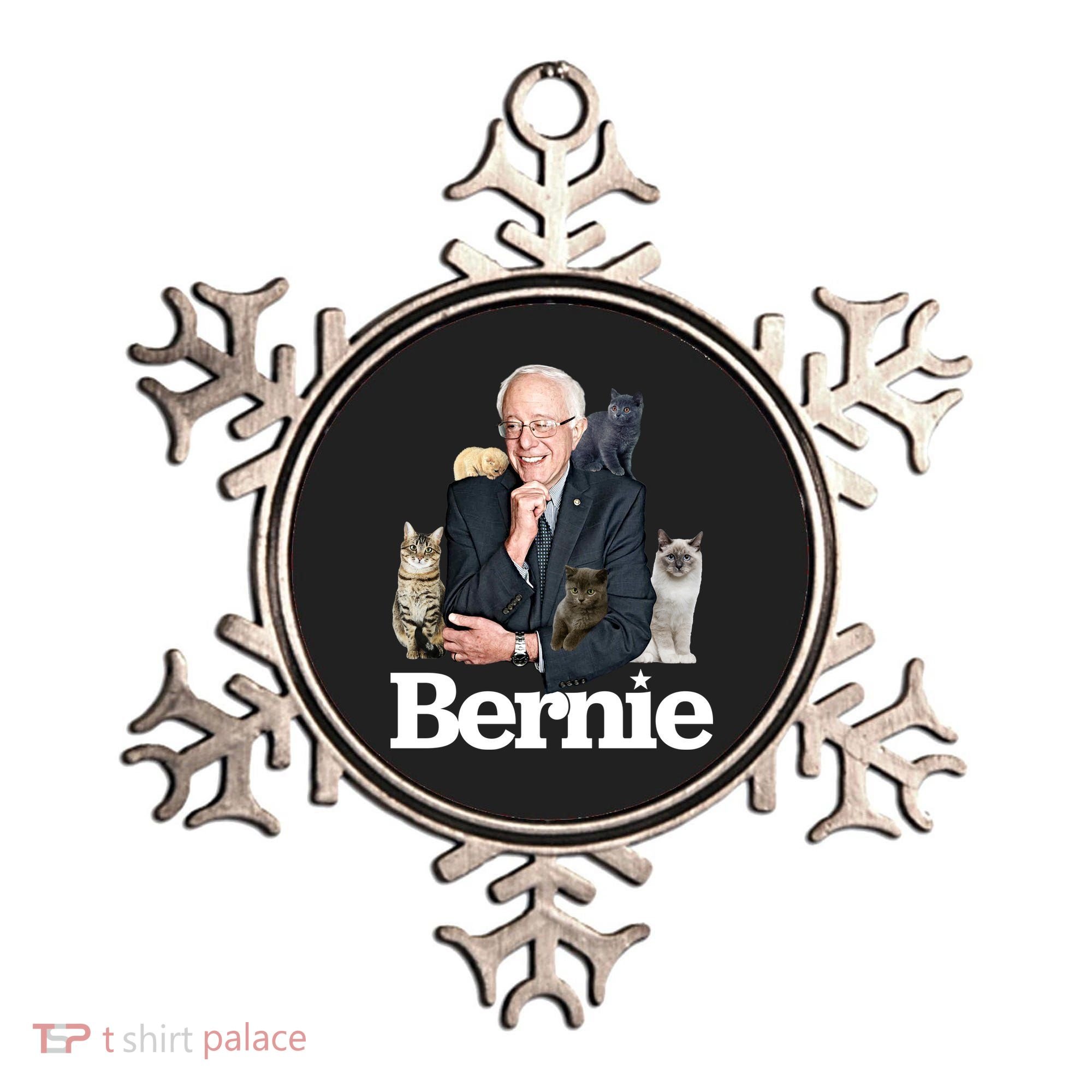Funny Bernie Sanders Cats Ornament