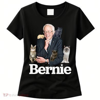Funny Bernie Sanders Cats Women's T-Shirt