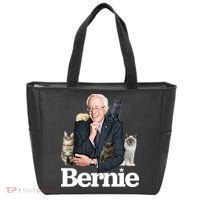 Funny Bernie Sanders Cats Tote Bag thumb 0