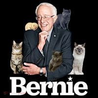 Funny Bernie Sanders Cats Tote Bag thumb 4