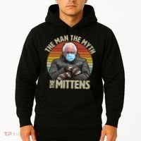 Funny Bernie Sanders Meme The Man The Myth The Mittens Hoodie thumb 2