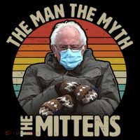 Funny Bernie Sanders Meme The Man The Myth The Mittens Hoodie thumb 7
