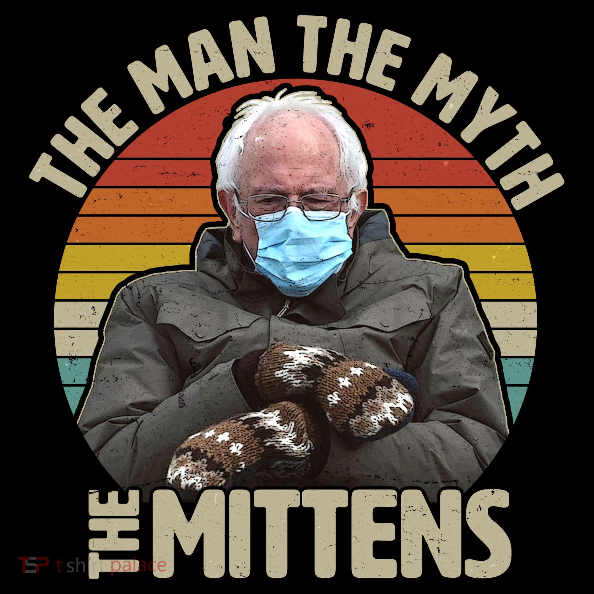 Funny Bernie Sanders Meme The Man The Myth The Mittens Hoodie