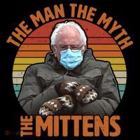 Funny Bernie Sanders Meme The Man The Myth The Mittens Coffee Mug thumb 5