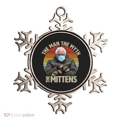Funny Bernie Sanders Meme The Man The Myth The Mittens Ornament