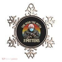 Funny Bernie Sanders Meme The Man The Myth The Mittens Ornament thumb 0