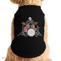 Funny Bernie Sanders Mittens Meme Drummer Doggie Tank thumb 0