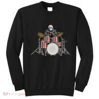 Funny Bernie Sanders Mittens Meme Drummer Sweatshirt thumb 0