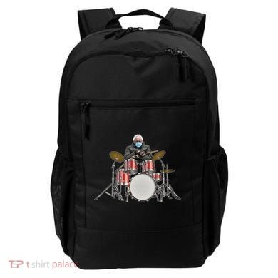 Funny Bernie Sanders Mittens Meme Drummer Backpack