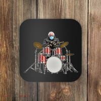 Funny Bernie Sanders Mittens Meme Drummer Coaster thumb 0
