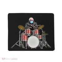 Funny Bernie Sanders Mittens Meme Drummer Mousepad thumb 0