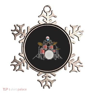 Funny Bernie Sanders Mittens Meme Drummer Ornament