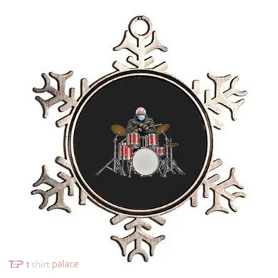Funny Bernie Sanders Mittens Meme Drummer Ornament