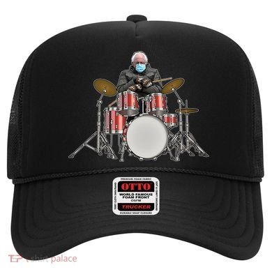 Funny Bernie Sanders Mittens Meme Drummer Hat