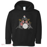 Funny Bernie Sanders Mittens Meme Drummer Toddler Hoodie thumb 0
