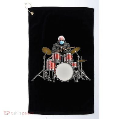 Funny Bernie Sanders Mittens Meme Drummer Golf Towel