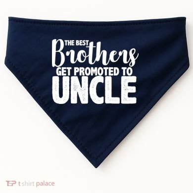 Funny Best Brothers Get Promoted To Uncle USA-Made Doggie Bandana
