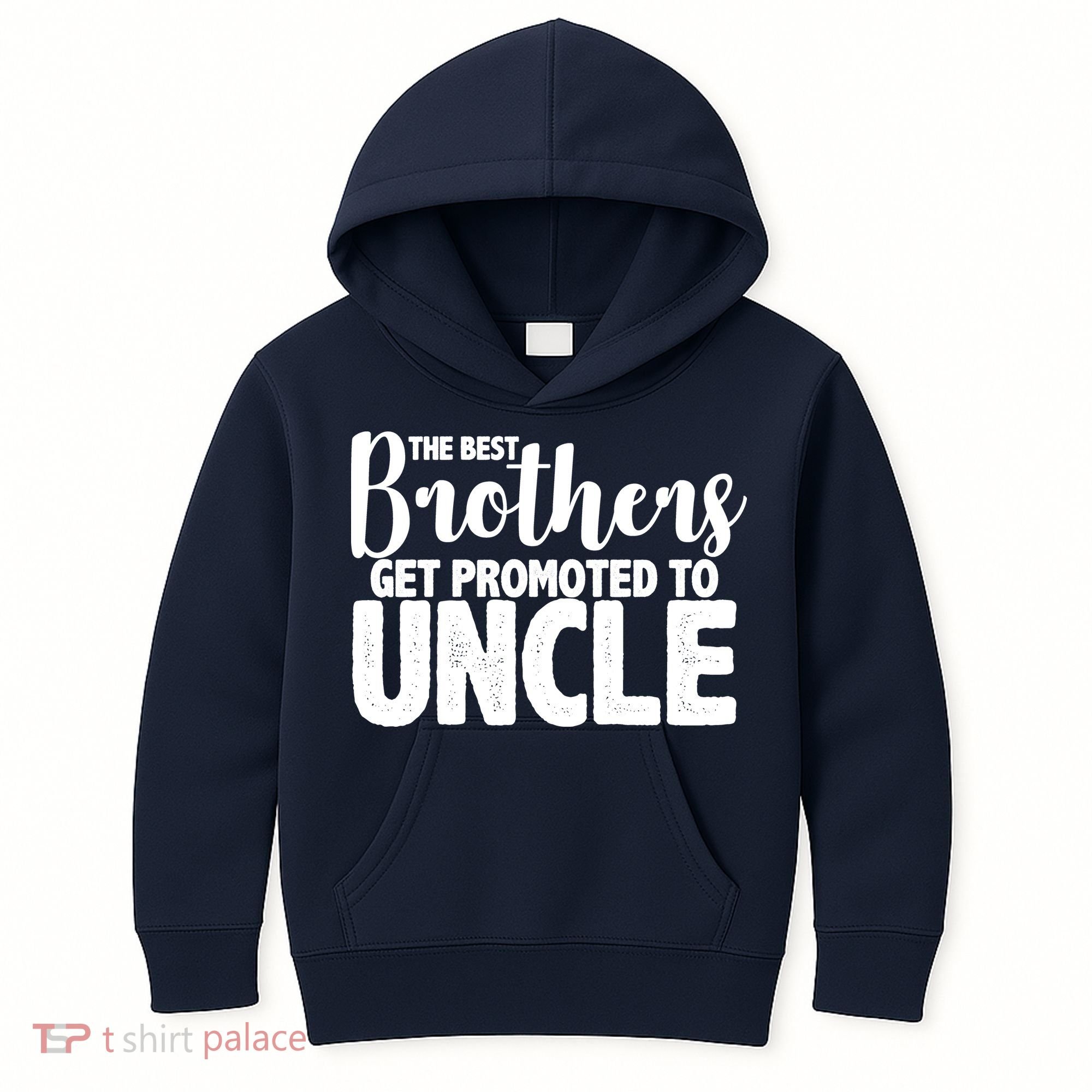 Funny Best Brothers Get Promoted To Uncle Kids Hoodie