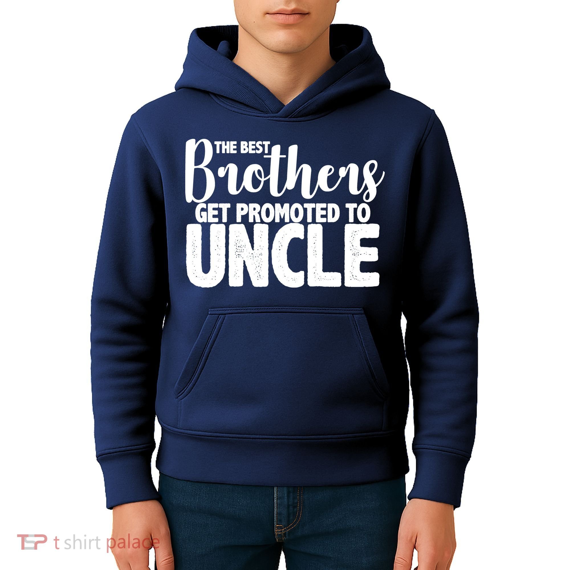 Funny Best Brothers Get Promoted To Uncle Kids Hoodie