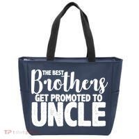 Funny Best Brothers Get Promoted To Uncle Tote Bag thumb 0