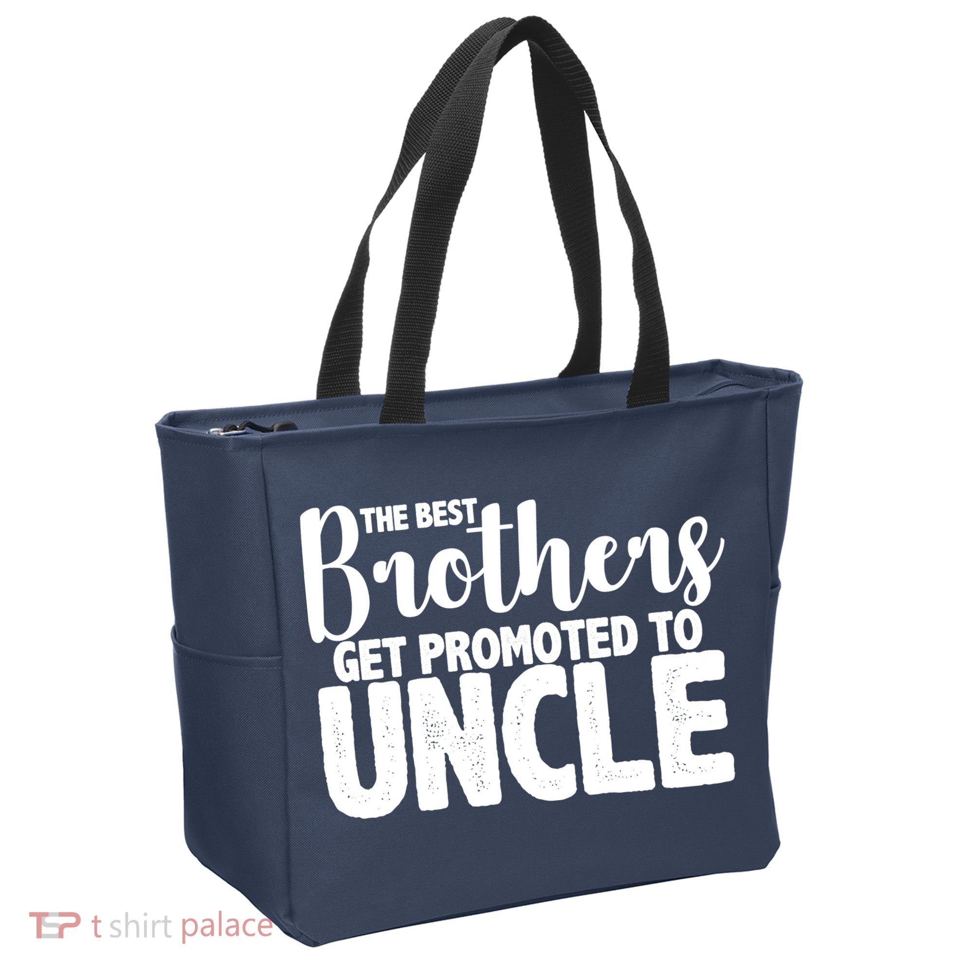 Funny Best Brothers Get Promoted To Uncle Tote Bag