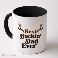 Funny Best Buckin Dad Ever Coffee Mug thumb 0