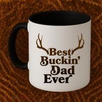 Funny Best Buckin Dad Ever Coffee Mug thumb 2