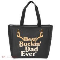 Funny Best Buckin Dad Ever Tote Bag thumb 0