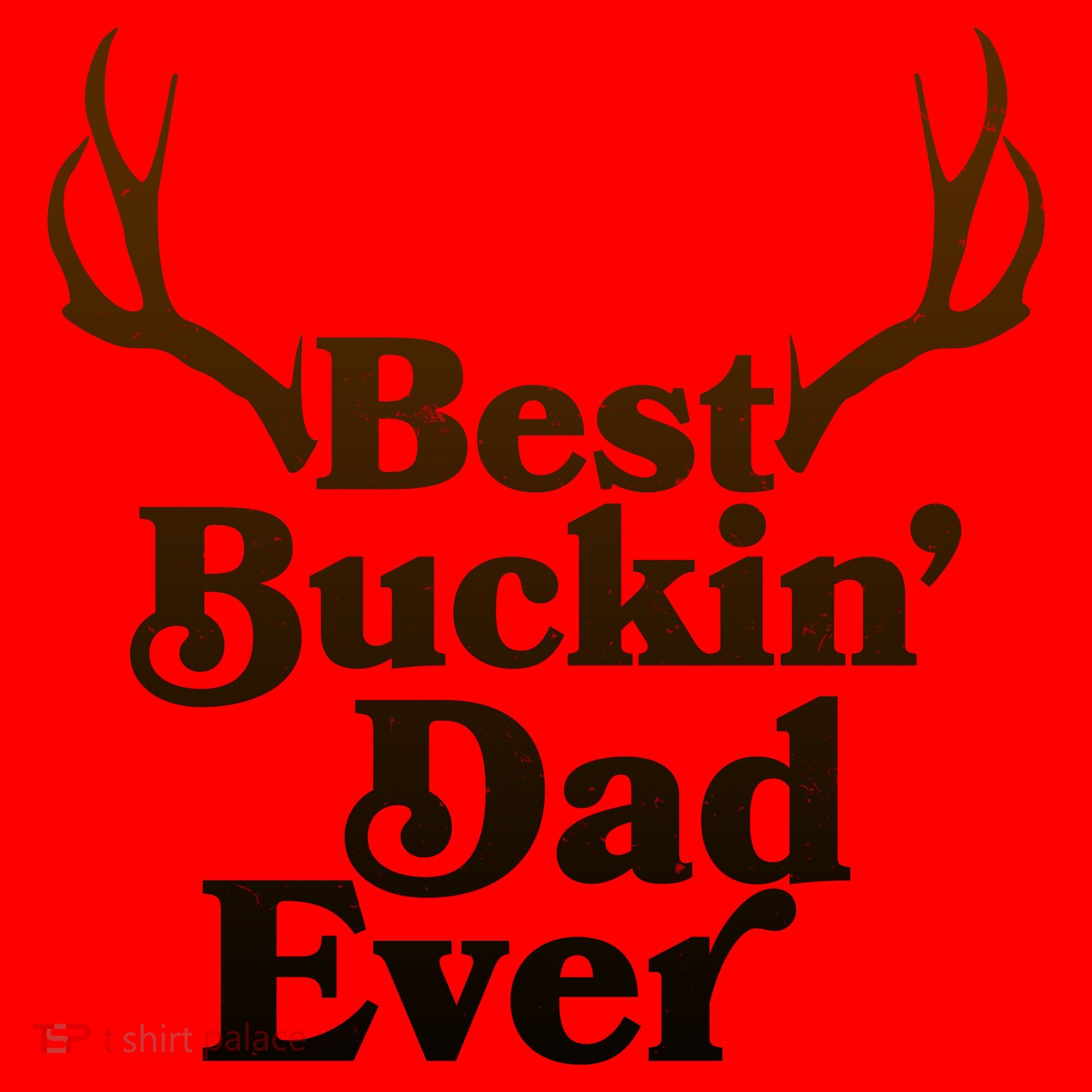 Funny Best Buckin Dad Ever Santa Hat