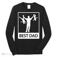 Funny Best Dad Long Sleeve Shirt thumb 0