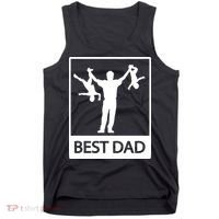 Funny Best Dad Tank Top thumb 0