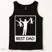 Funny Best Dad Tank Top thumb 2