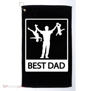 Funny Best Dad Golf Towel