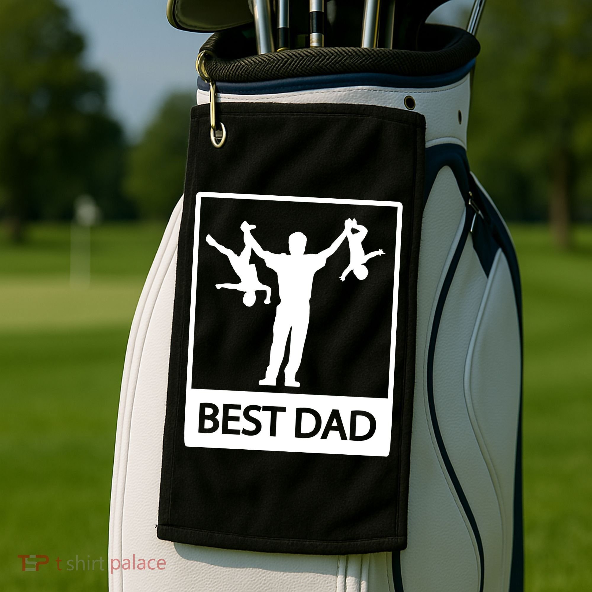 Funny Best Dad Golf Towel