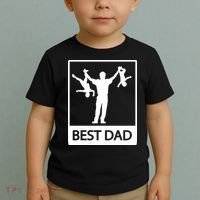 Funny Best Dad Toddler T-Shirt thumb 2