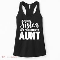 Funny Best Sister Get Promoted To Aunt Women's Tank Top thumb 0