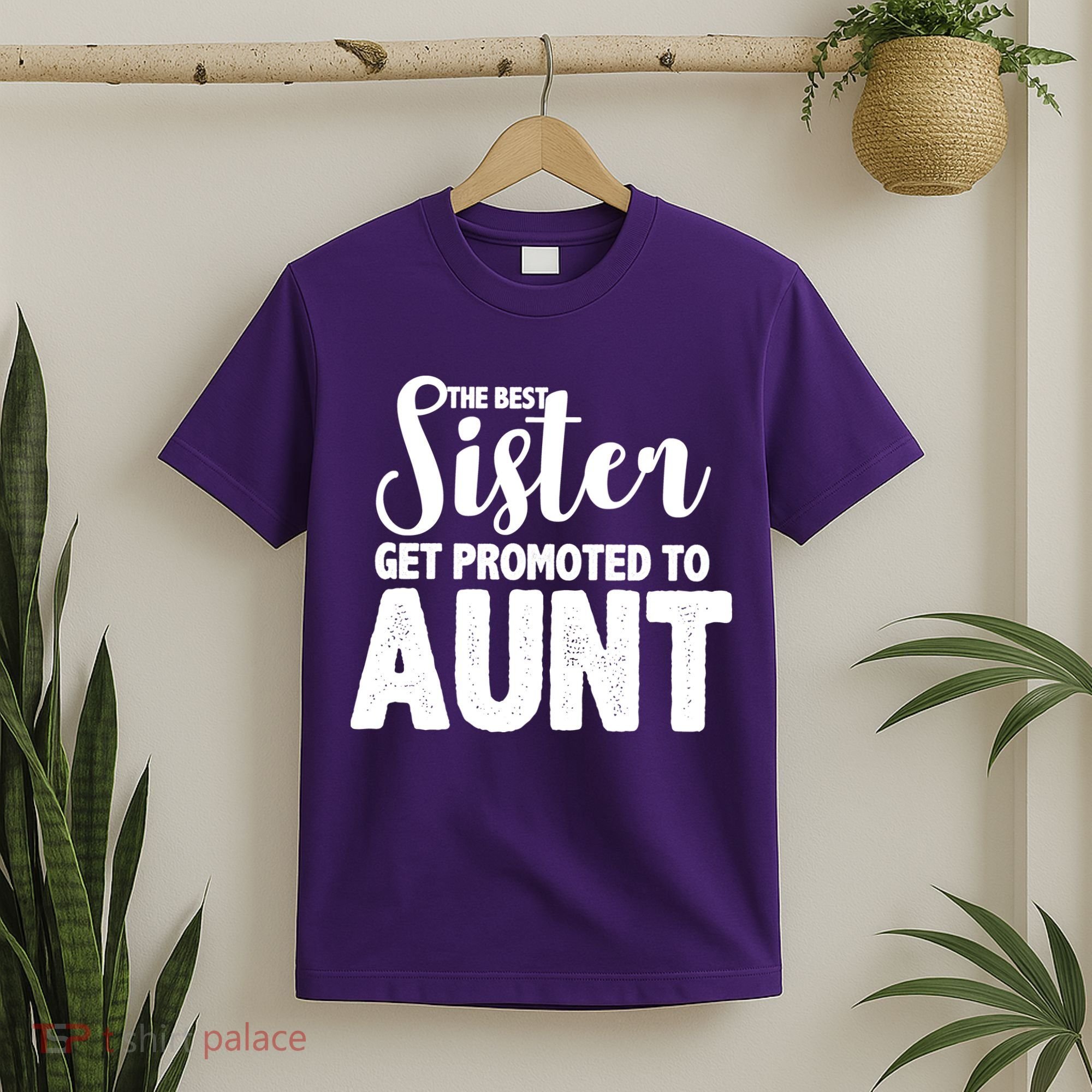 Funny Best Sister Get Promoted To Aunt T-Shirt